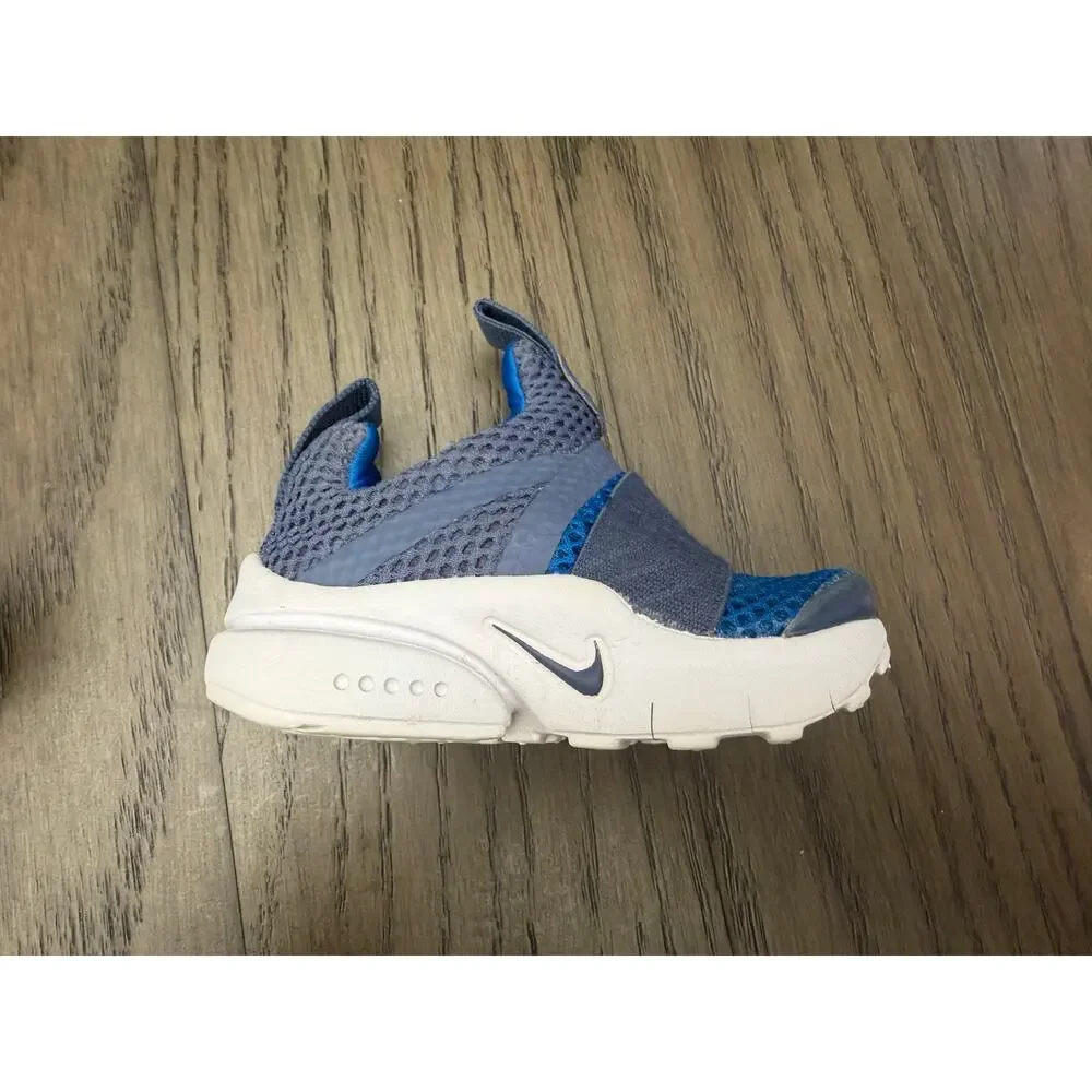 Nike Presto Extreme Toddler 4C Blue Gray Slip On Sneakers